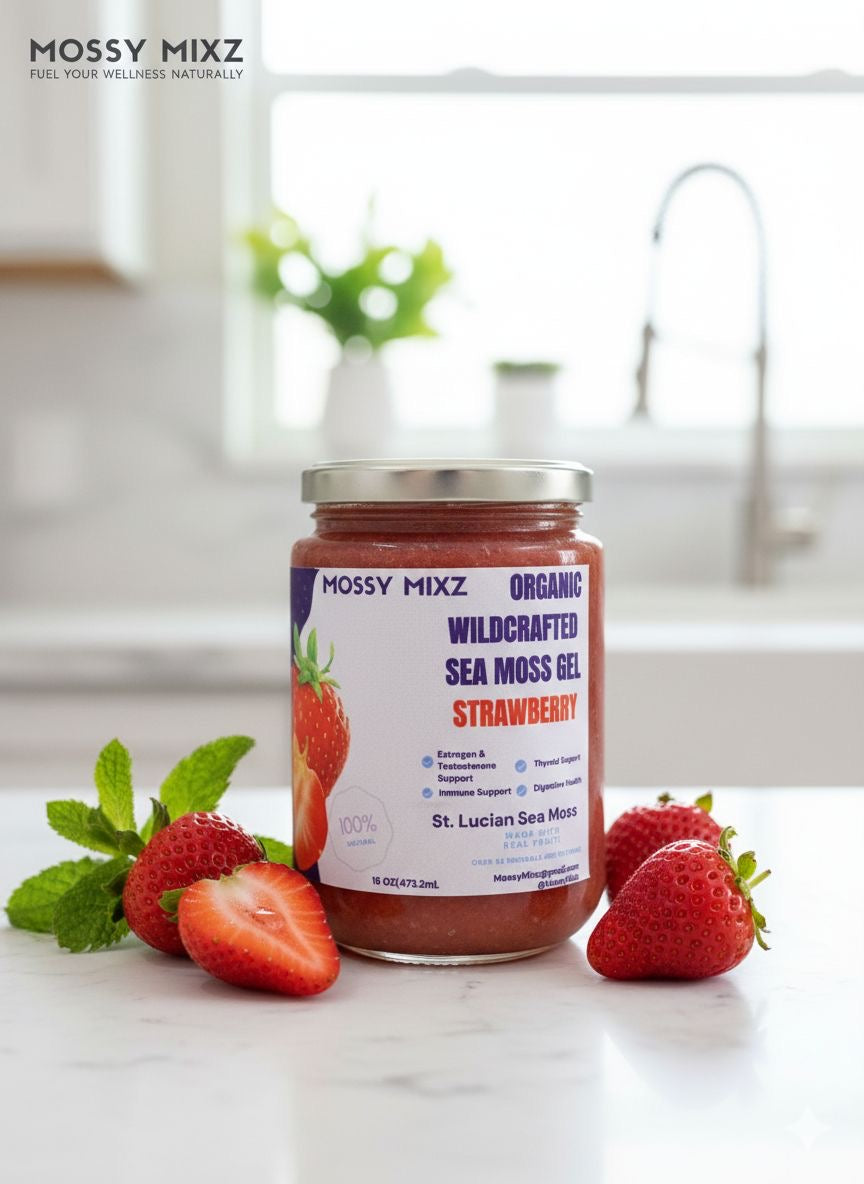 Strawberry Sea Moss Gel: